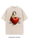 BUNNY GAINS, HEART GAINS VINTAGE GYM SHIRT