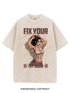 FIX YOUR PONYTAIL & TRY AGAIN VINTAGE GYM SHIRT