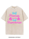 HALF PRINCESS, HALF POWERHOUSE VINTAGE GYM SHIRT