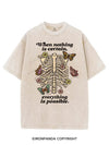 WHEN NOTHING IS CERTAIN, EVERYTHING IS POSSIBLE VINTAGE GYM SHIRT