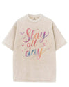 SLAY ALL DAY VINTAGE GYM SHIRT