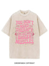 YOU DON'T NEED THERAPY YOU JUST NEED BIGGER MUSCLES VINTAGE GYM SHIRT