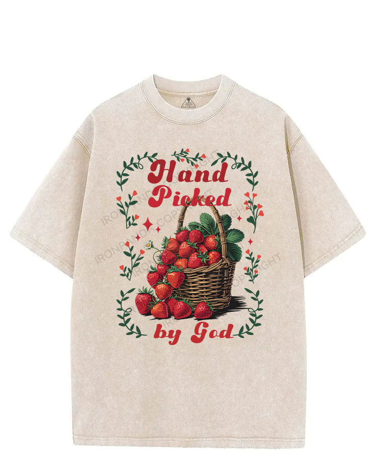 HAND PICKED BY GOD VINTAGE GYM SHIRT