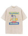 GYM BOTTLE NO THIS IS A GIN BOTTLE VINTAGE GYM SHIRT