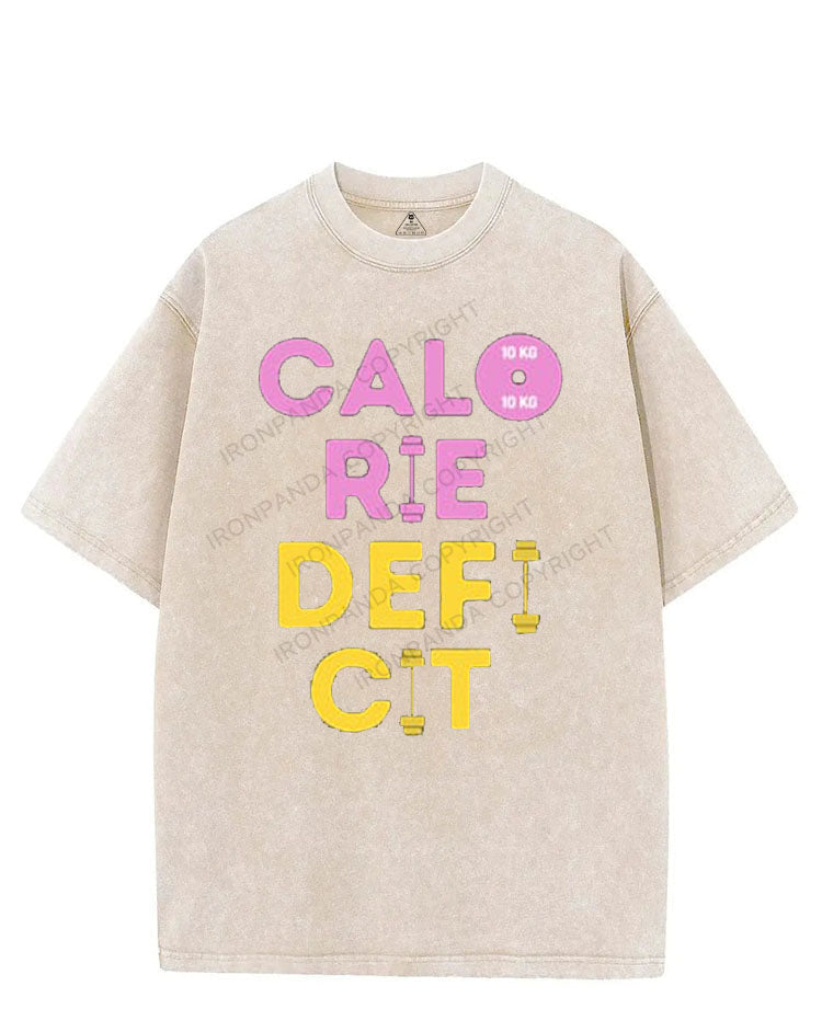 CALORIE DEFICIT VINTAGE GYM SHIRT