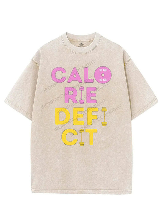 CALORIE DEFICIT VINTAGE GYM SHIRT