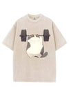 MEOW-MUSCLE LOADING UP VINTAGE GYM SHIRT