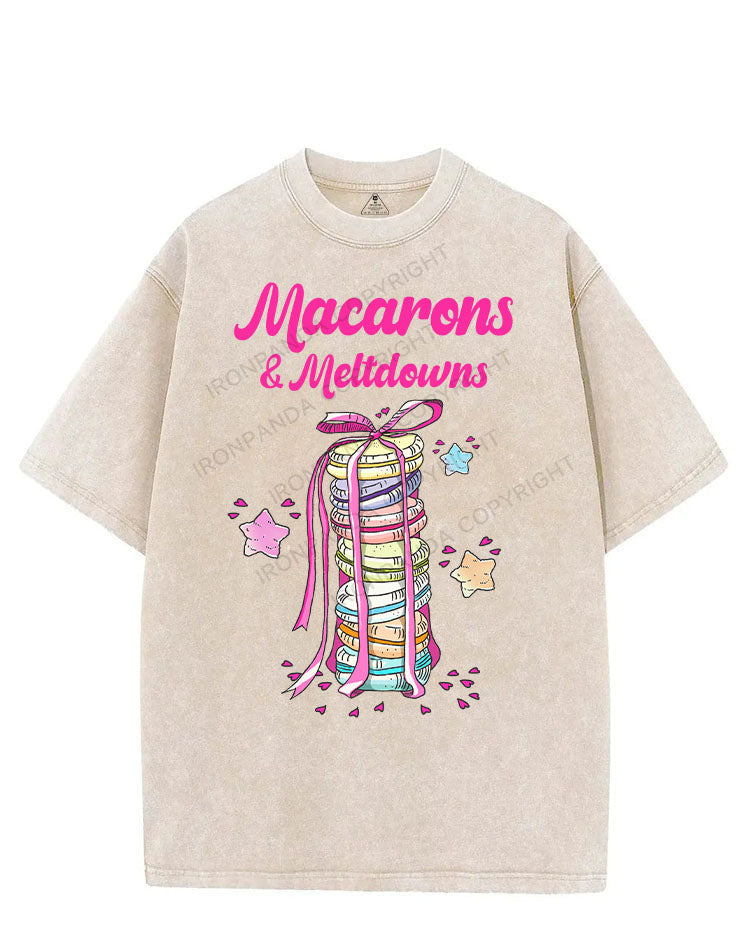 MACARONS & MELTDOWNS VINTAGE GYM SHIRT