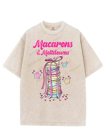 MACARONS & MELTDOWNS VINTAGE GYM SHIRT