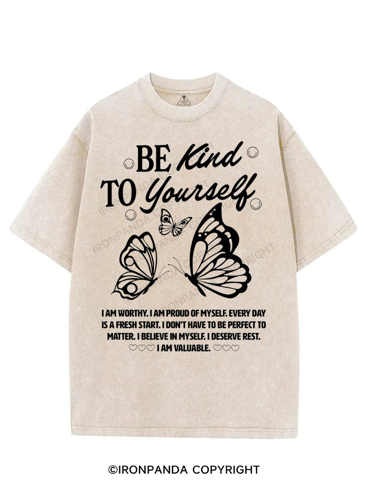 BE KIND TO YOURSELF VINTAGE GYM SHIRT