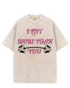 I LIFT MORE THAN YOU VINTAGE GYM SHIRT