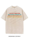 I GO TO THE GYM BECAUSE I THINK MY GREAT PERSONALITY COULD USE A BANGING BODY VINTAGE GYM SHIRT