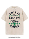 THIS IS MY LUCKY LIFTING SHIRT VINTAGE GYM SHIRT