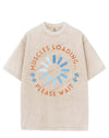 MUSCLES LOADING... PLEASE WAIT VINTAGE GYM SHIRT
