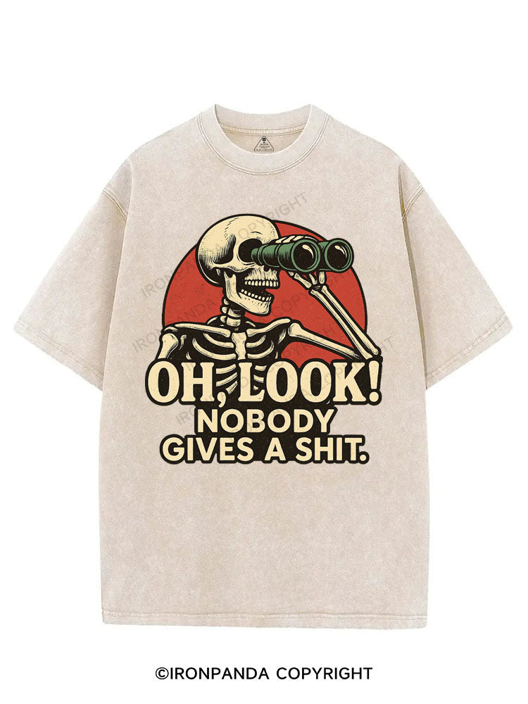 OH, LOOK! NOBODY GIVES A SHIT VINTAGE GYM SHIRT