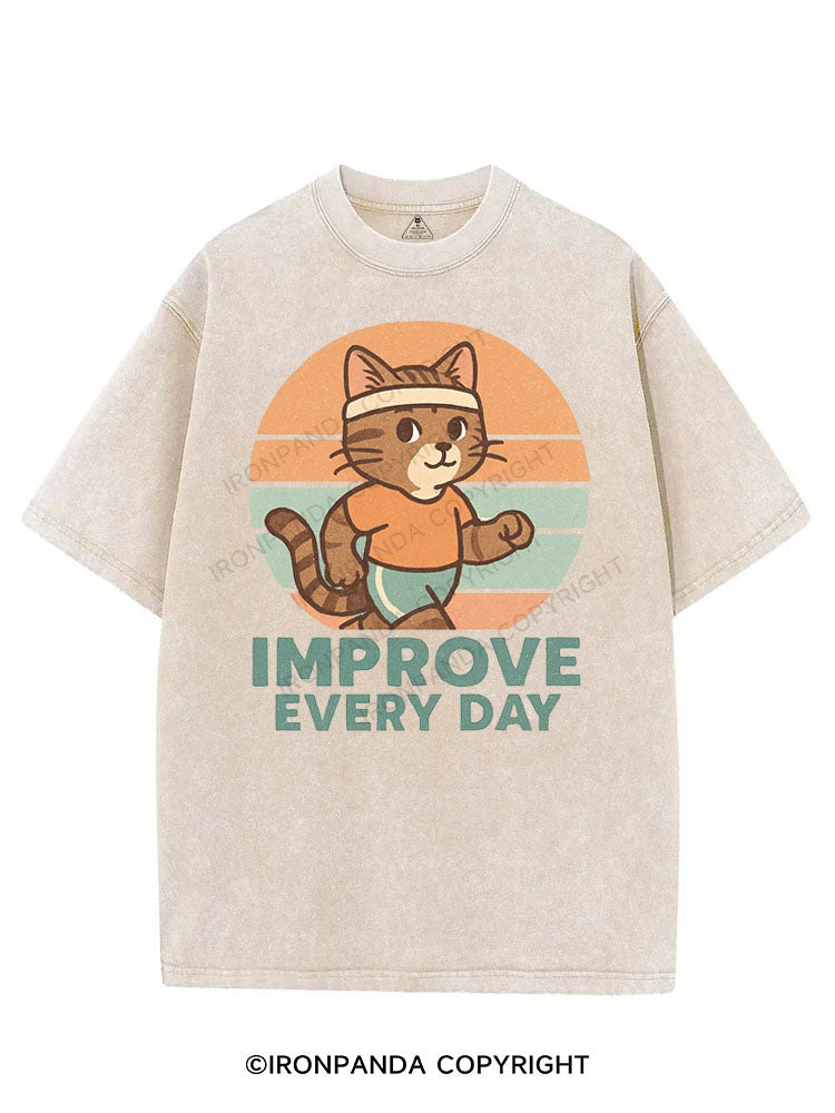IMPROVE EVERY DAY VINTAGE GYM SHIRT