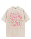 I'M LITERALLY JUST A GIRL VINTAGE GYM SHIRT