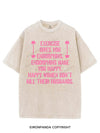 EXERCISE GIVES YOU ENDORPHINS PINK VINTAGE GYM SHIRT