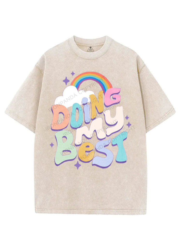 DOING MY BEST VINTAGE GYM SHIRT