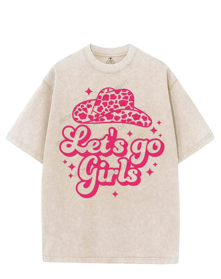 LET'S GO GIRLS VINTAGE GYM SHIRT