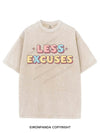 LESS EXCUSES VINTAGE GYM SHIRT