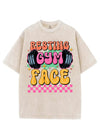 RESTING GYM FACE VINTAGE GYM SHIRT