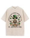 WHEN YOU'RE DEAD INSIDE BUT IT'S ST.PATRICK'S DAY VINTAGE GYM SHIRT