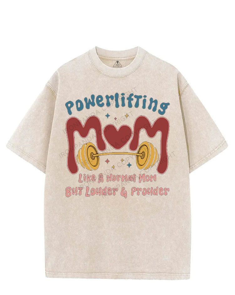 POWERLIFTING MOM VINTAGE GYM SHIRT
