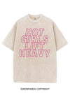 HOT GIRLS LIFT HEAVY VINTAGE GYM SHIRT