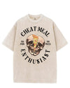 CHEAT MEAL ENTHUSIAST VINTAGE GYM SHIRT