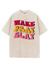 WAKE PRAY SLAY VINTAGE GYM SHIRT