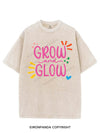 GROW AND GLOW VINTAGE GYM SHIRT