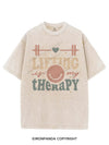 LIFTING IS MY THERAPY VINTAGE GYM SHIRT