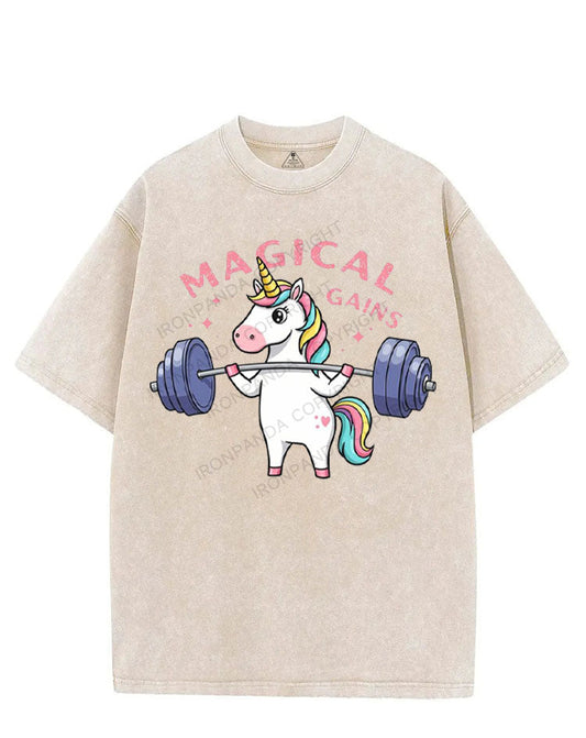 MAGICAL GAINS VINTAGE GYM SHIRT