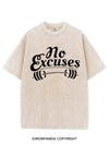 NO EXCUSES VINTAGE GYM SHIRT