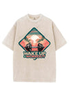 WAKE UP & WORKOUT VINTAGE GYM SHIRT