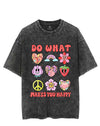 DO WHAT MAKES YOU HAPPY VINTAGE GYM SHIRT