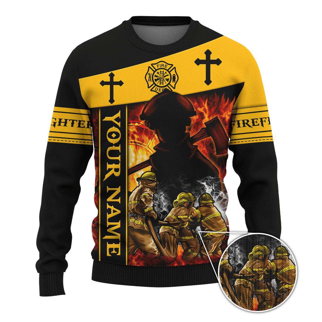 God Bless Our Firefighter One And All Keep Them Safe On Every Call Customized 3D All Over Printed hoodie