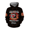 Firefighter'S Wife All Over Print 3D Hoodie