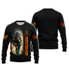Firefighter Works On Fire 3D Full Print Zipper Hoodie Fire Man Zipper Hoodie Gift For Firefighters