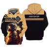 Firefighter Custom Shirts Fireman 3D Shirts Firefighter Clothing