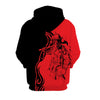 Flames Firefighter Hoodie All Over Print