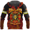Firefighter Unisex Shirts Custom Name Hoodie 3D All Over Printed