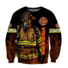 Firefighter Unisex Shirts Custom Name Hoodie 3D All Over Printed