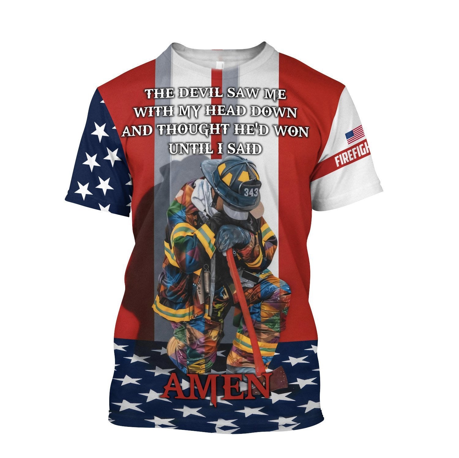 Firefighter 3D All Over Printed For Men And Women Hoodie