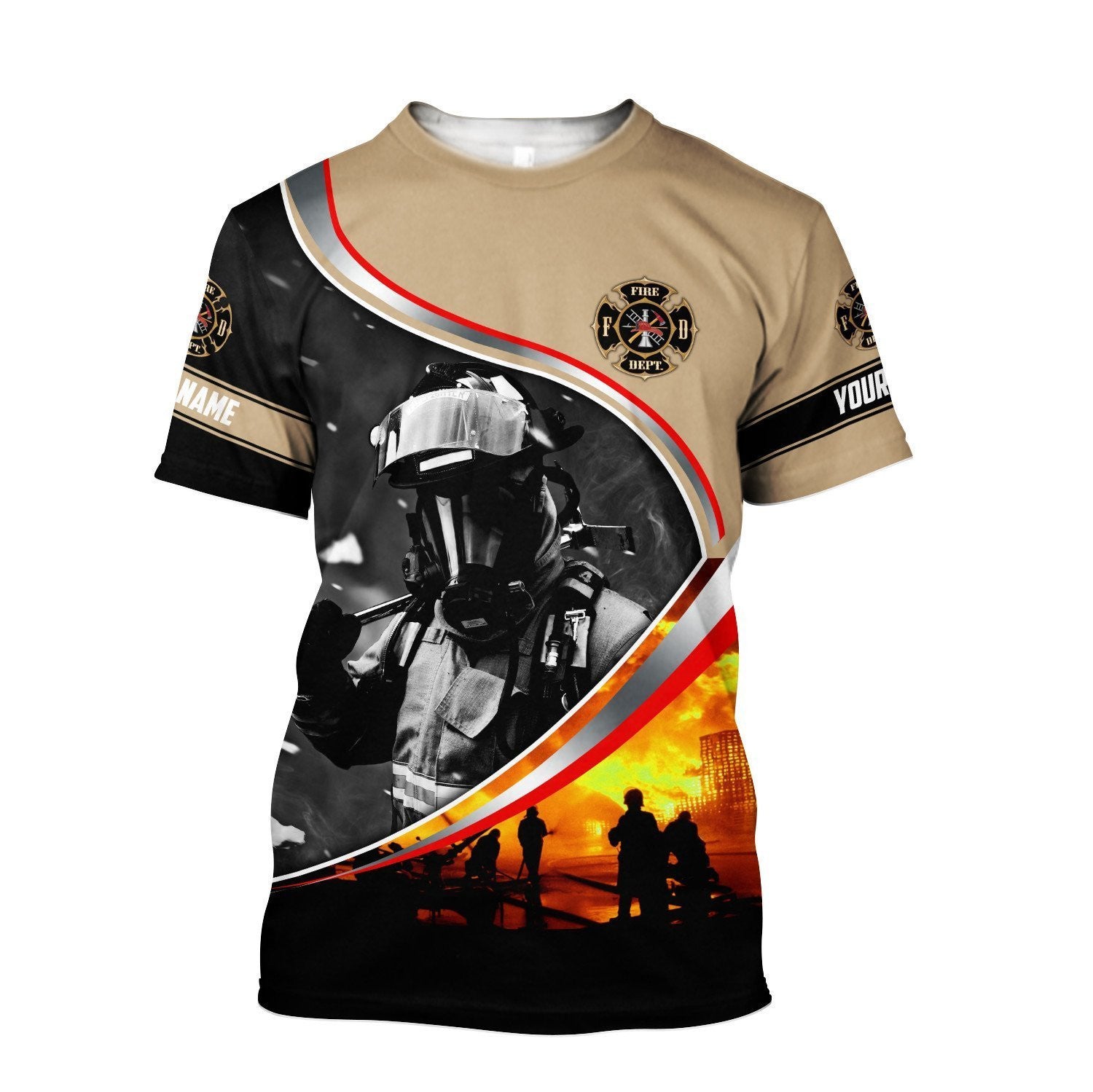 Customize Name Firefighter Shirts For Men And Women Hoodie