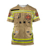 Strong Firefighter Art Hoodie For Men And Women