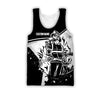 Personalized Firefighter Black White Color 3D All Over Printed Hoodie For Men And Women