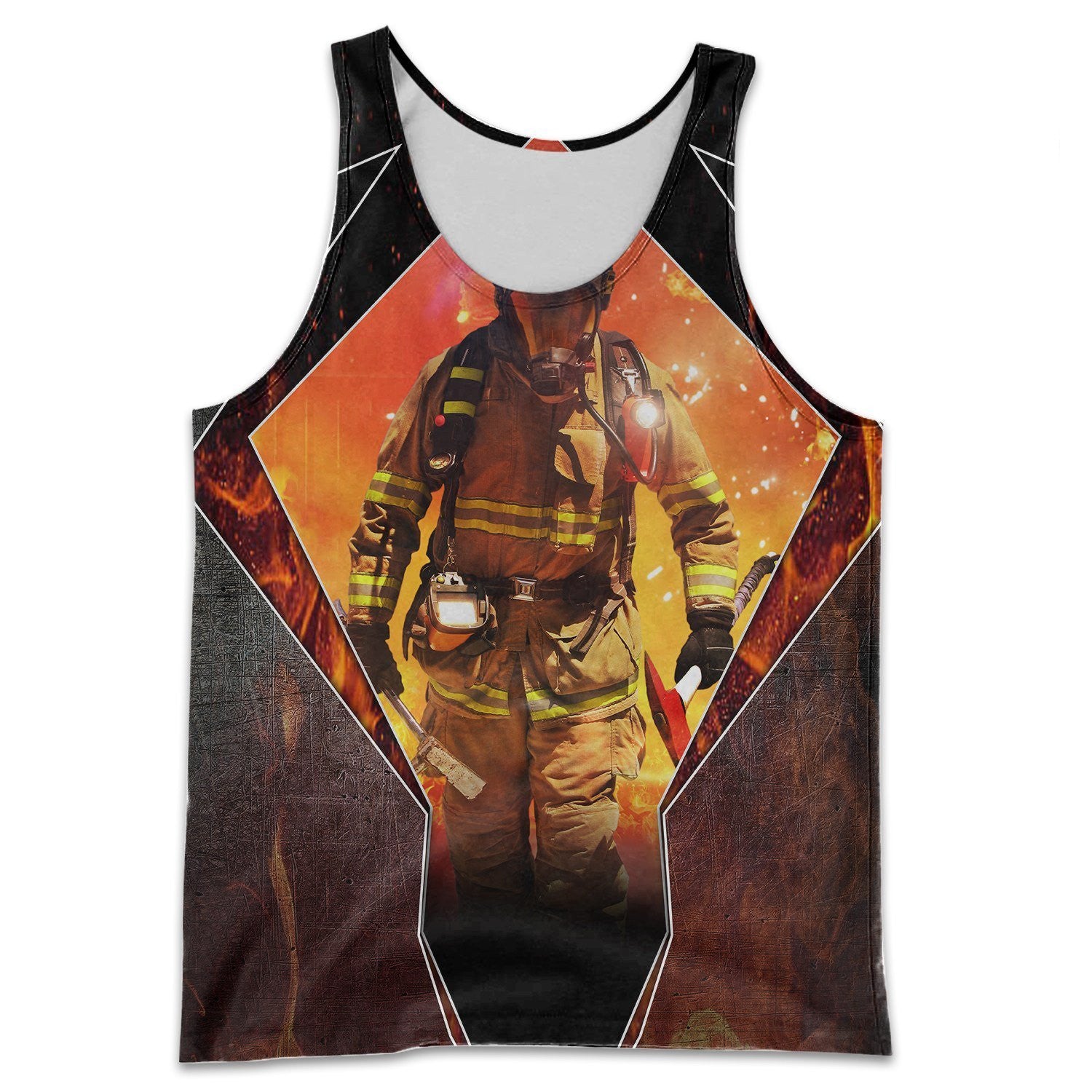 I'M A Brave Firefighter 3D All Over Printed Hoodie