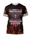 Honor To Be Firefighter 3D Printed Hoodie For Men And Women